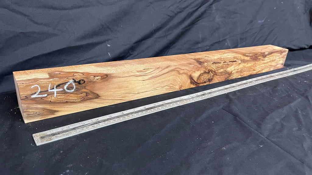 Spalted beech 817 x 68 mm B Grade Wood Turning Blank (240)