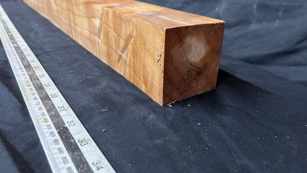 Spalted beech 802 x 68 mm C Grade Wood Turning Blank (236)