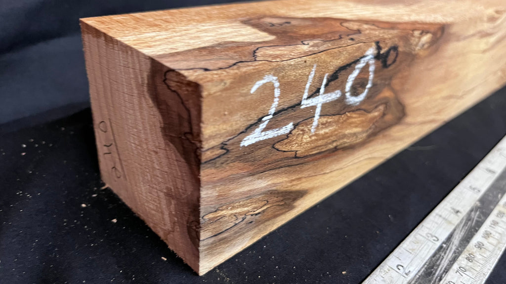 Spalted beech 817 x 68 mm B Grade Wood Turning Blank (240)