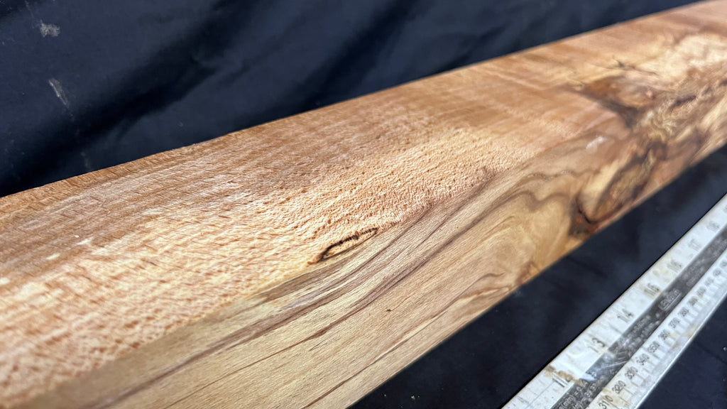 Spalted beech 817 x 68 mm B Grade Wood Turning Blank (240)