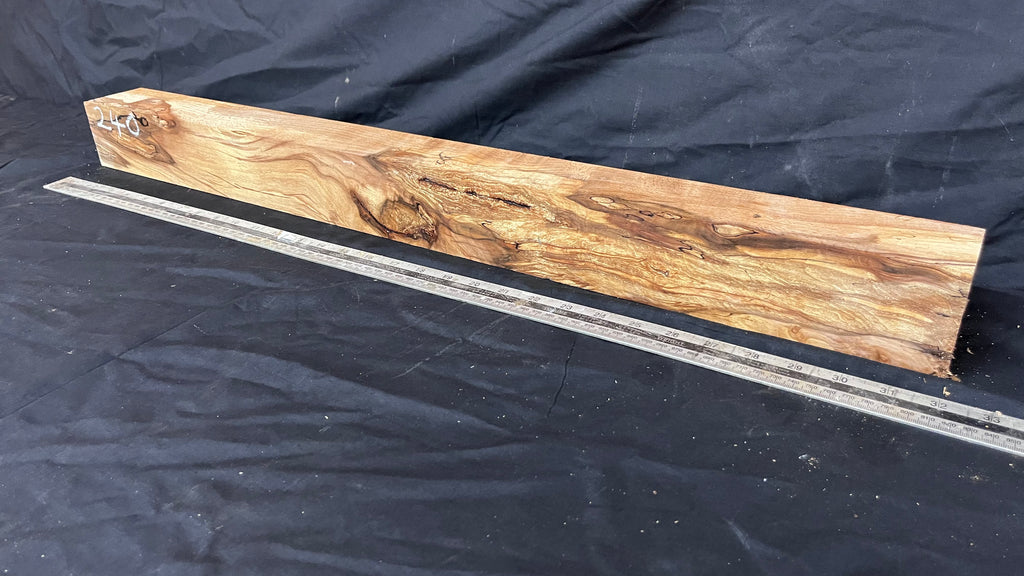 Spalted beech 817 x 68 mm B Grade Wood Turning Blank (240)