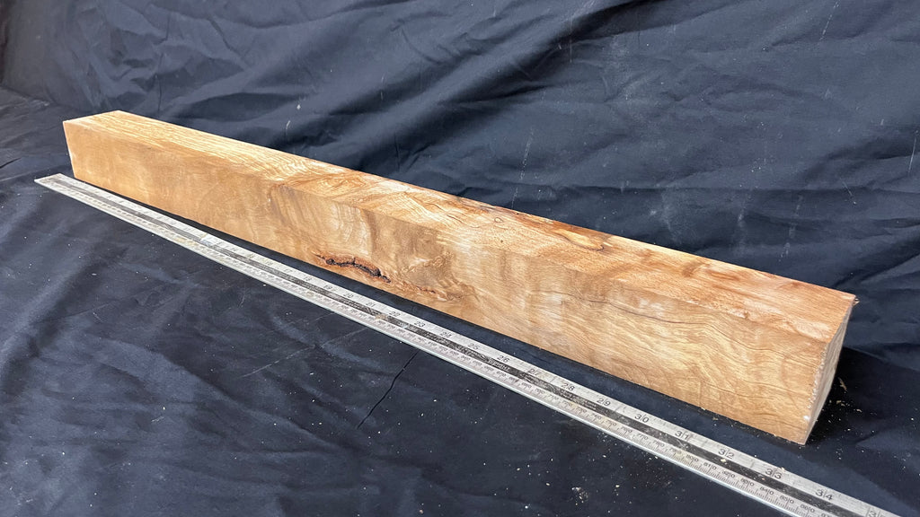 Spalted beech 817 x 68 mm B Grade Wood Turning Blank (240)