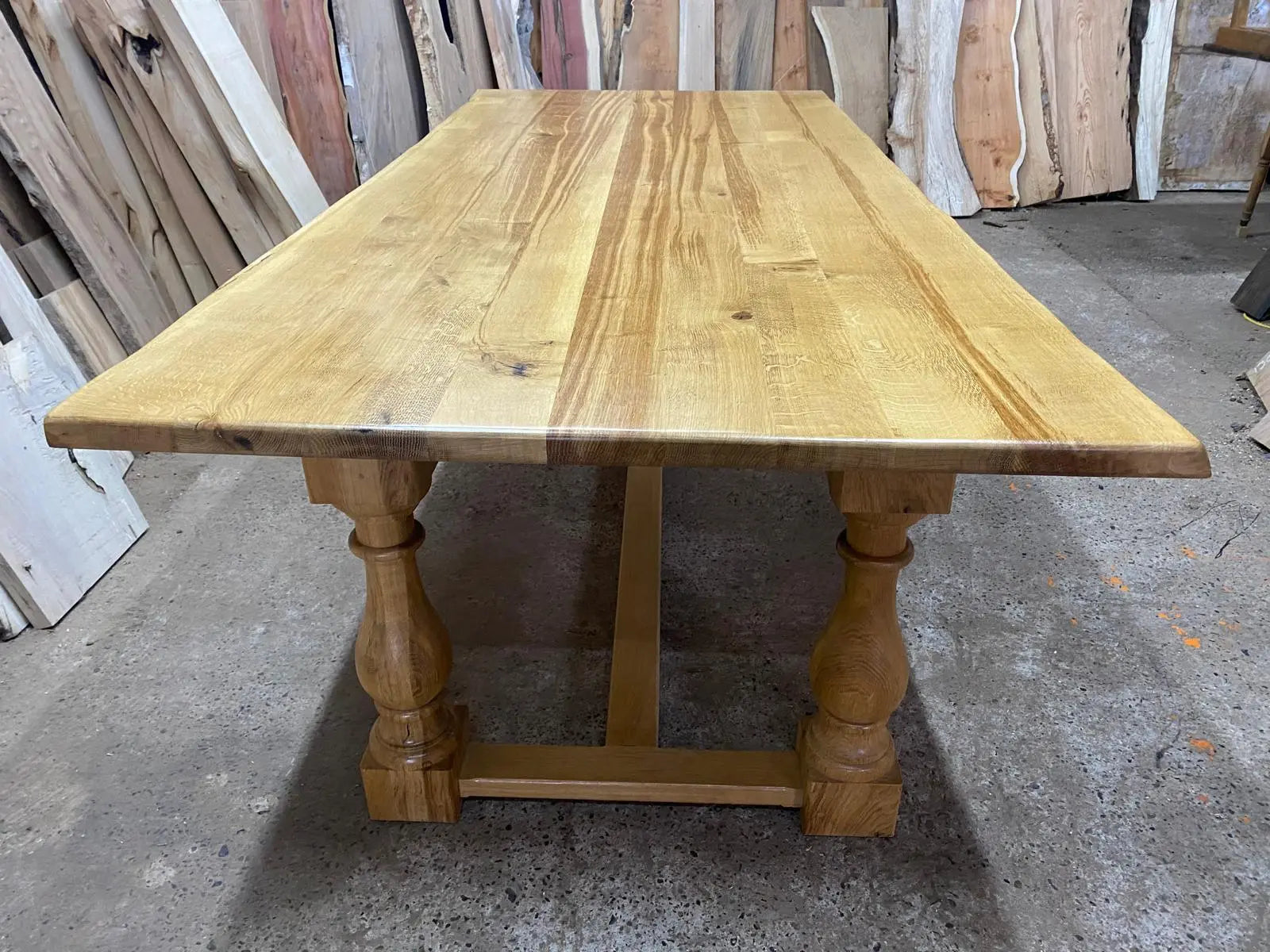 Solid oak refectory table 8-10 seater Dining Tables