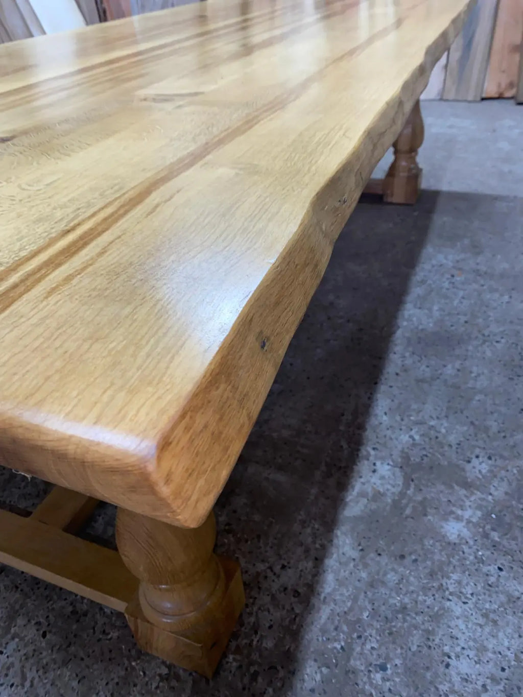 Solid oak refectory table 8-10 seater Dining Tables
