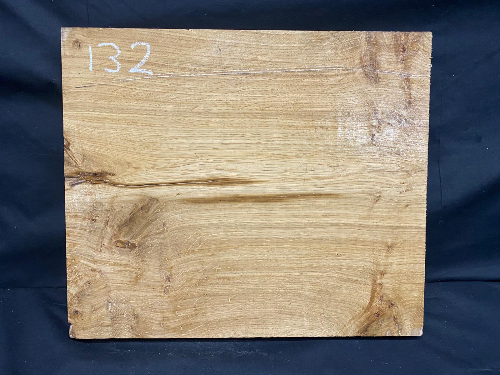 OAK HARDWOOD PLANK, CRAFTS, SHELVING  450 L x 382 W x 40 D mm (132)