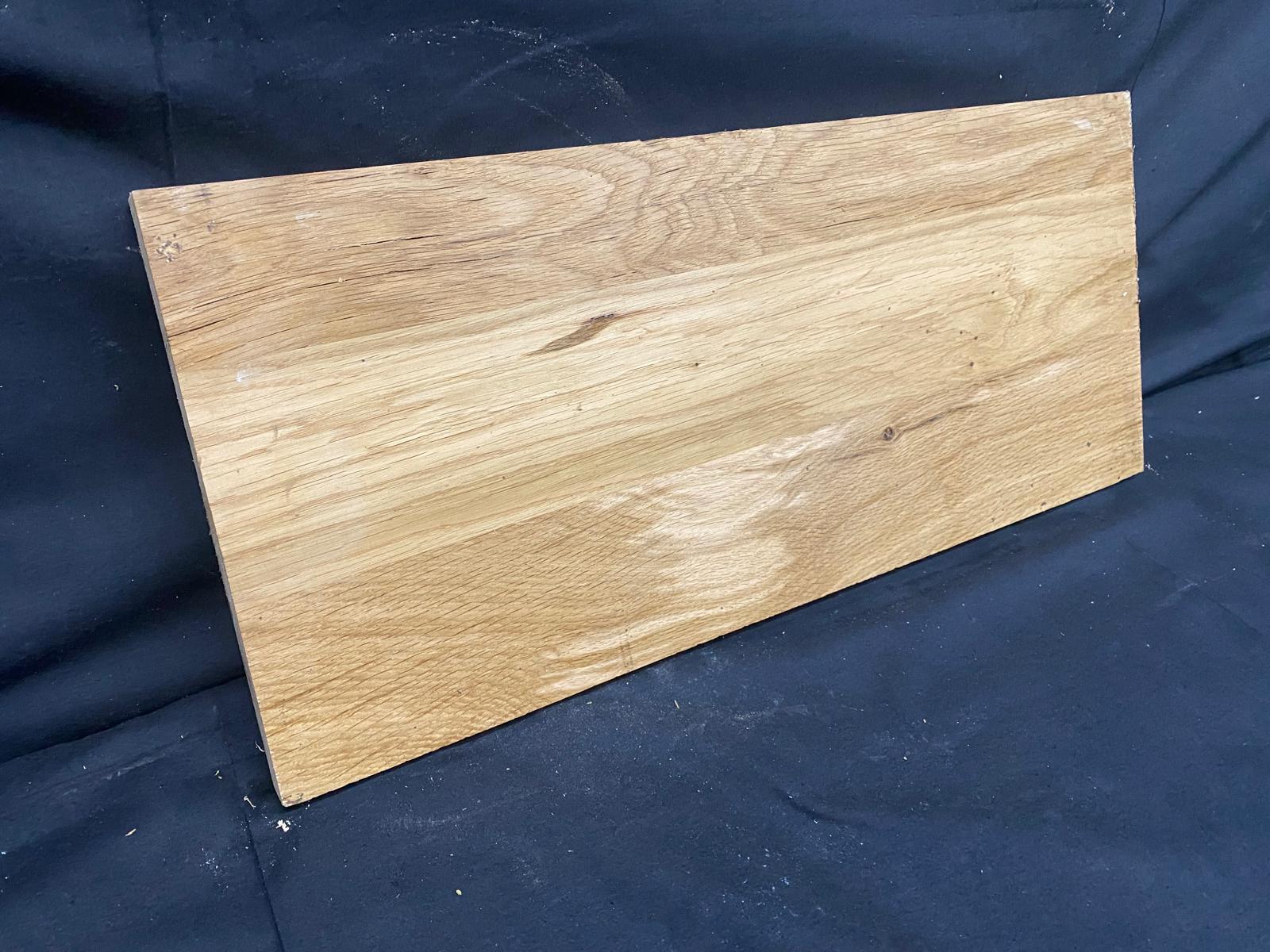 OAK HARDWOOD PLANK, CRAFTS, SHELVING  567 L x 243 W x 23 D mm (134)