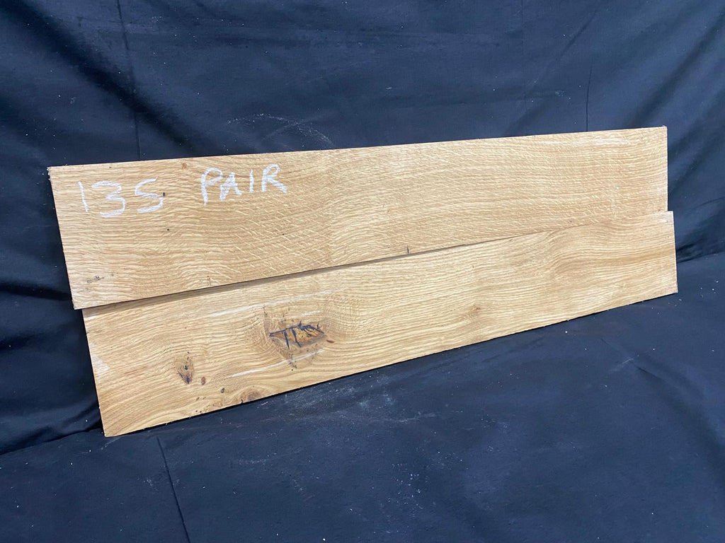 x2 OAK HARDWOOD THRESHOLDS, 781 L x 120 W x 20 D mm (135)