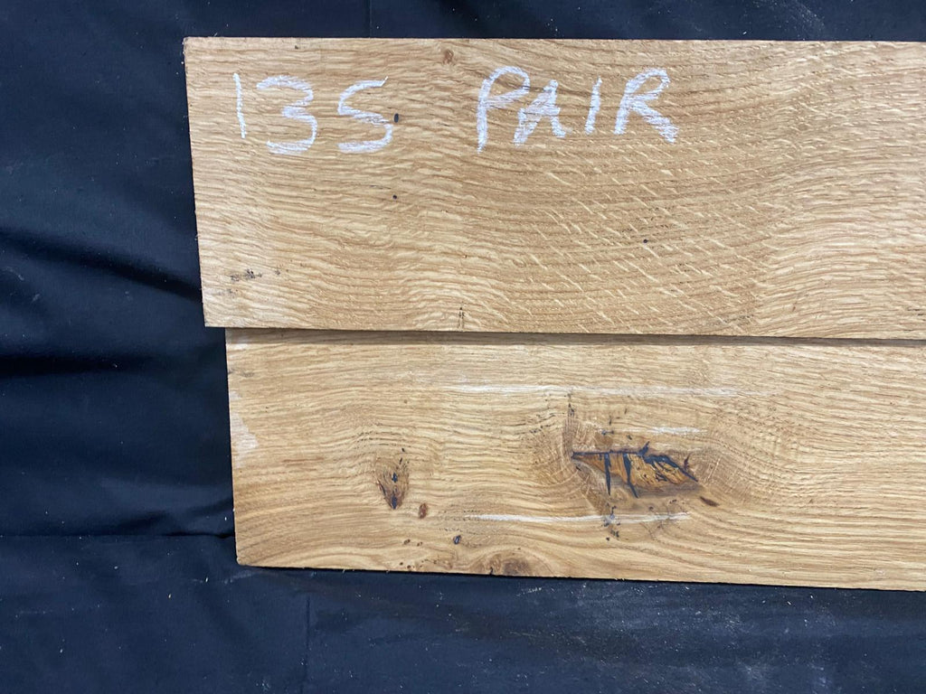 x2 OAK HARDWOOD THRESHOLDS, 781 L x 120 W x 20 D mm (135)