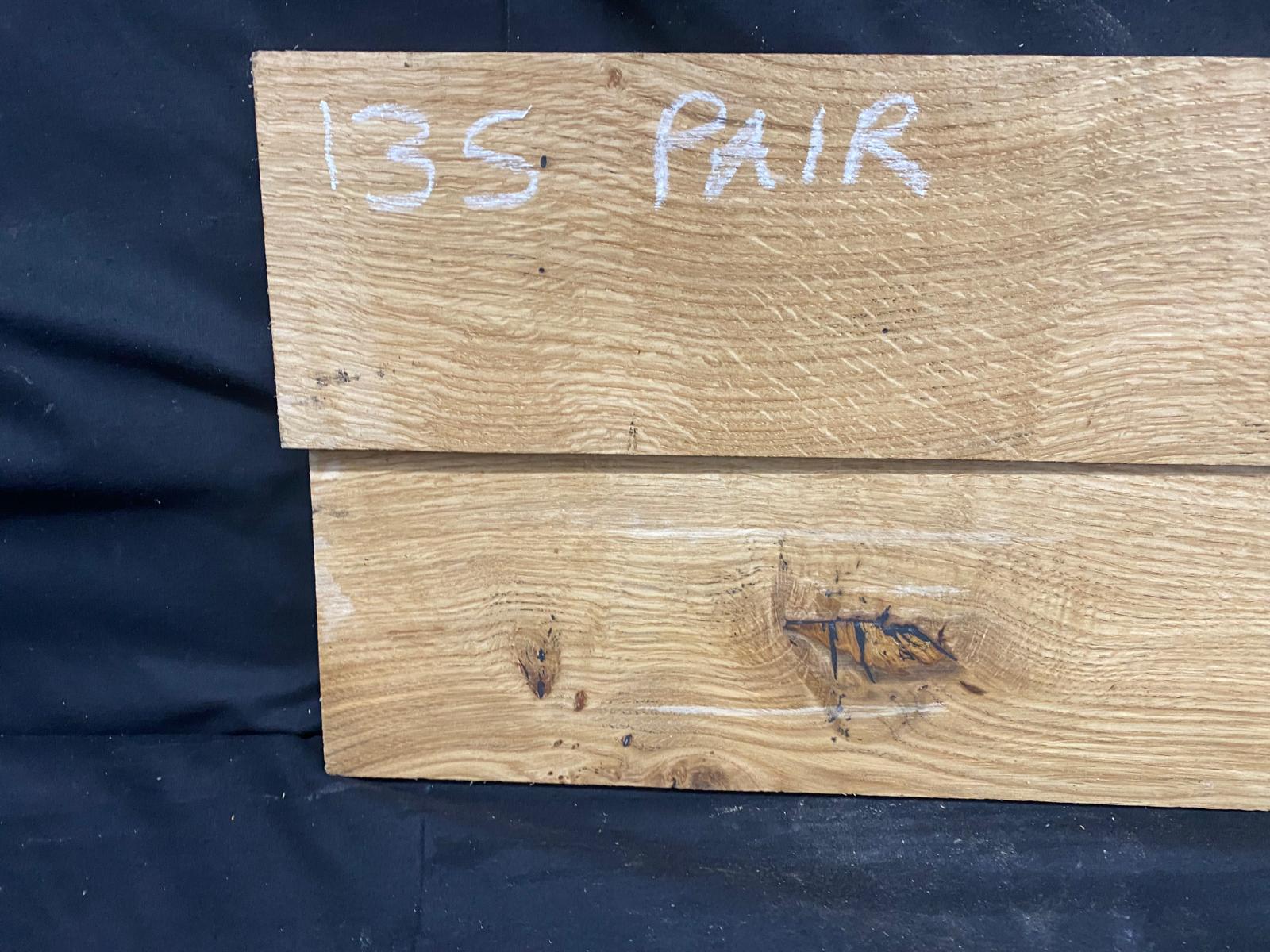 x2 OAK HARDWOOD THRESHOLDS, 781 L x 120 W x 20 D mm (135)