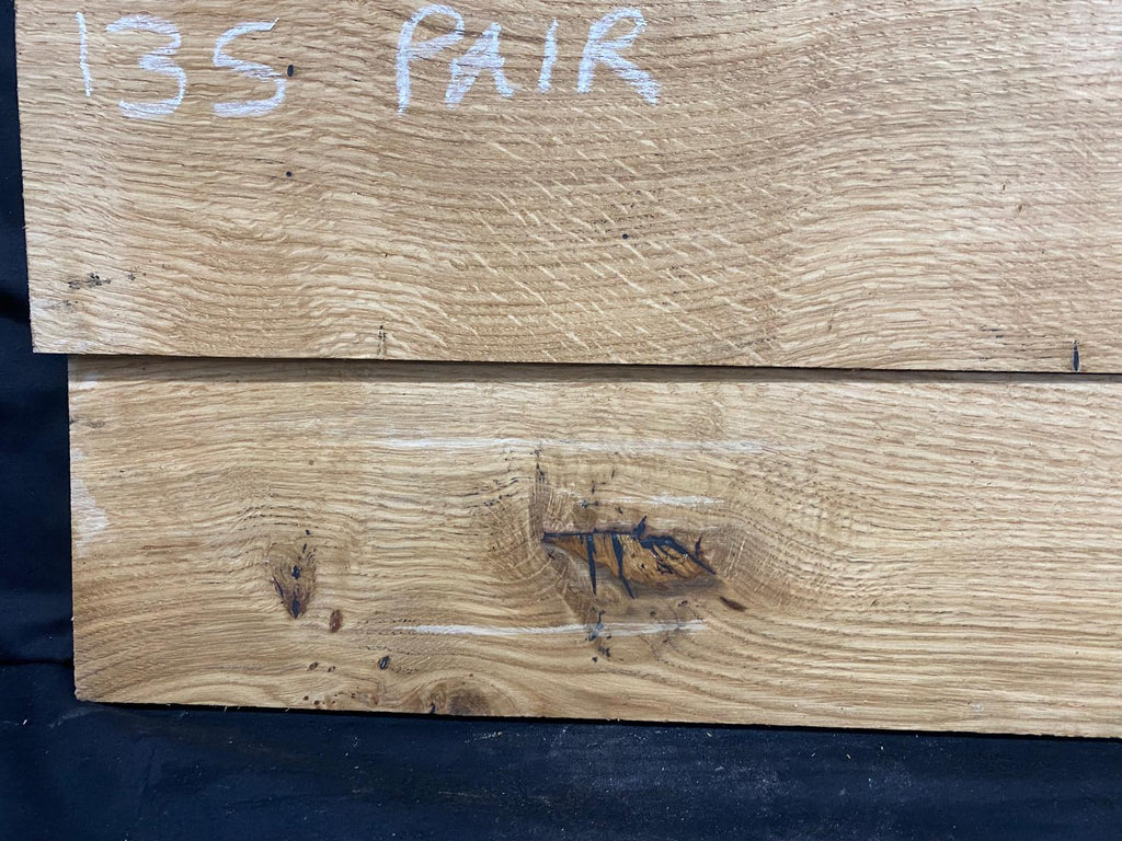 x2 OAK HARDWOOD THRESHOLDS, 781 L x 120 W x 20 D mm (135)