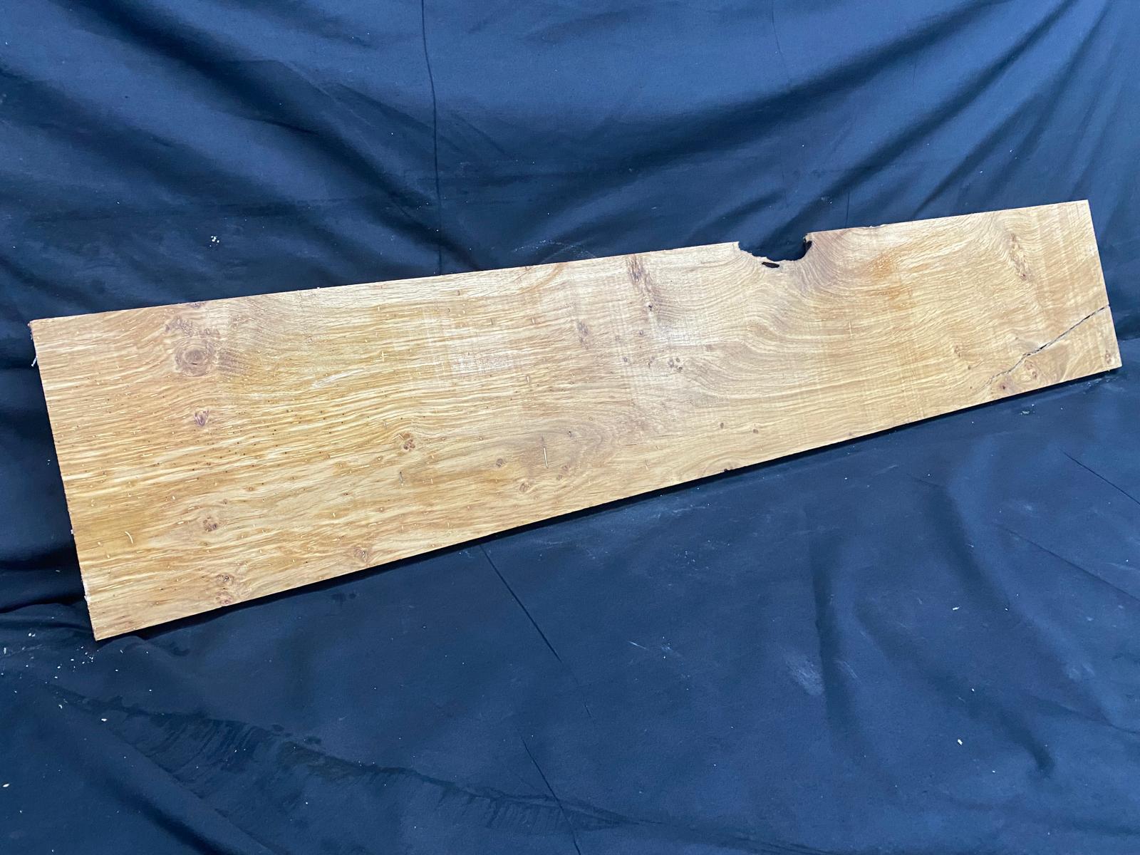 OAK HARDWOOD SHELVING, PLANK, 1417 L x 261 W x 40 D mm (138)
