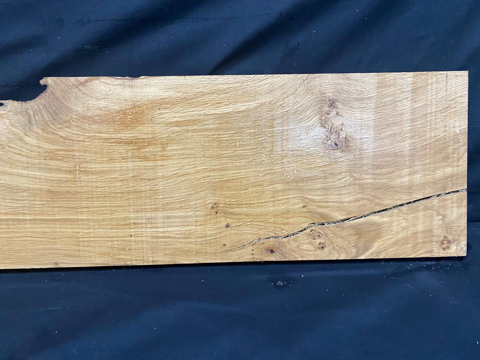 OAK HARDWOOD SHELVING, PLANK, 1417 L x 261 W x 40 D mm (138)