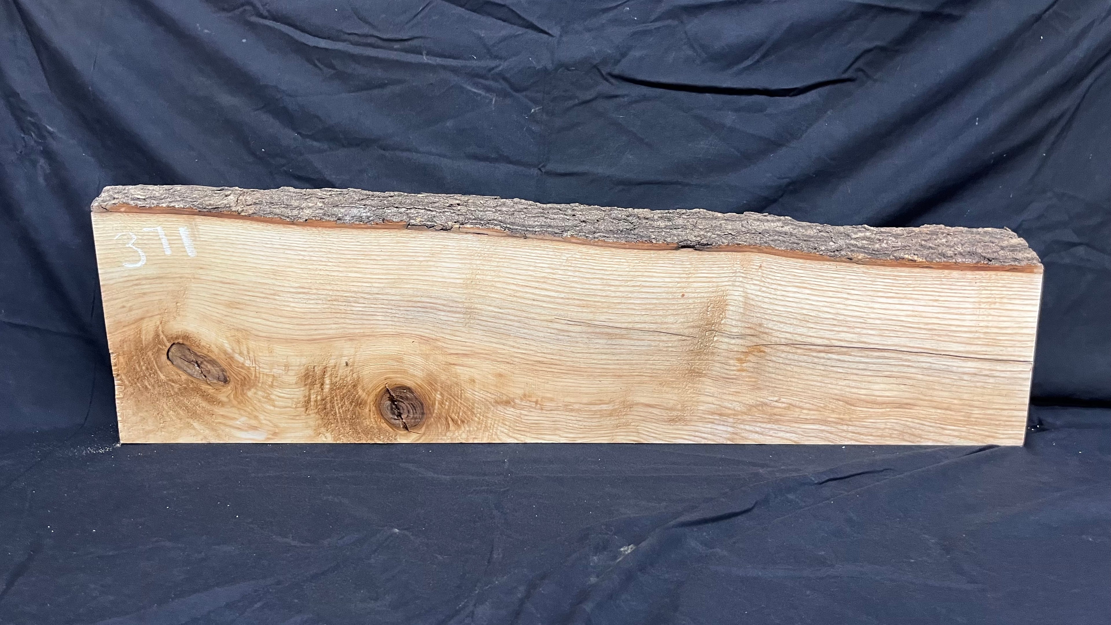 Ash hardwood sill, Floating shelf, mantle, plank 959 L x 267 W x 71 D mm     (371)