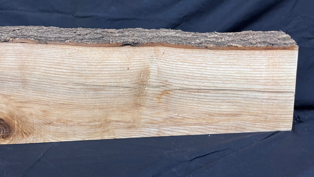 Ash hardwood sill, Floating shelf, mantle, plank 959 L x 267 W x 71 D mm     (371)