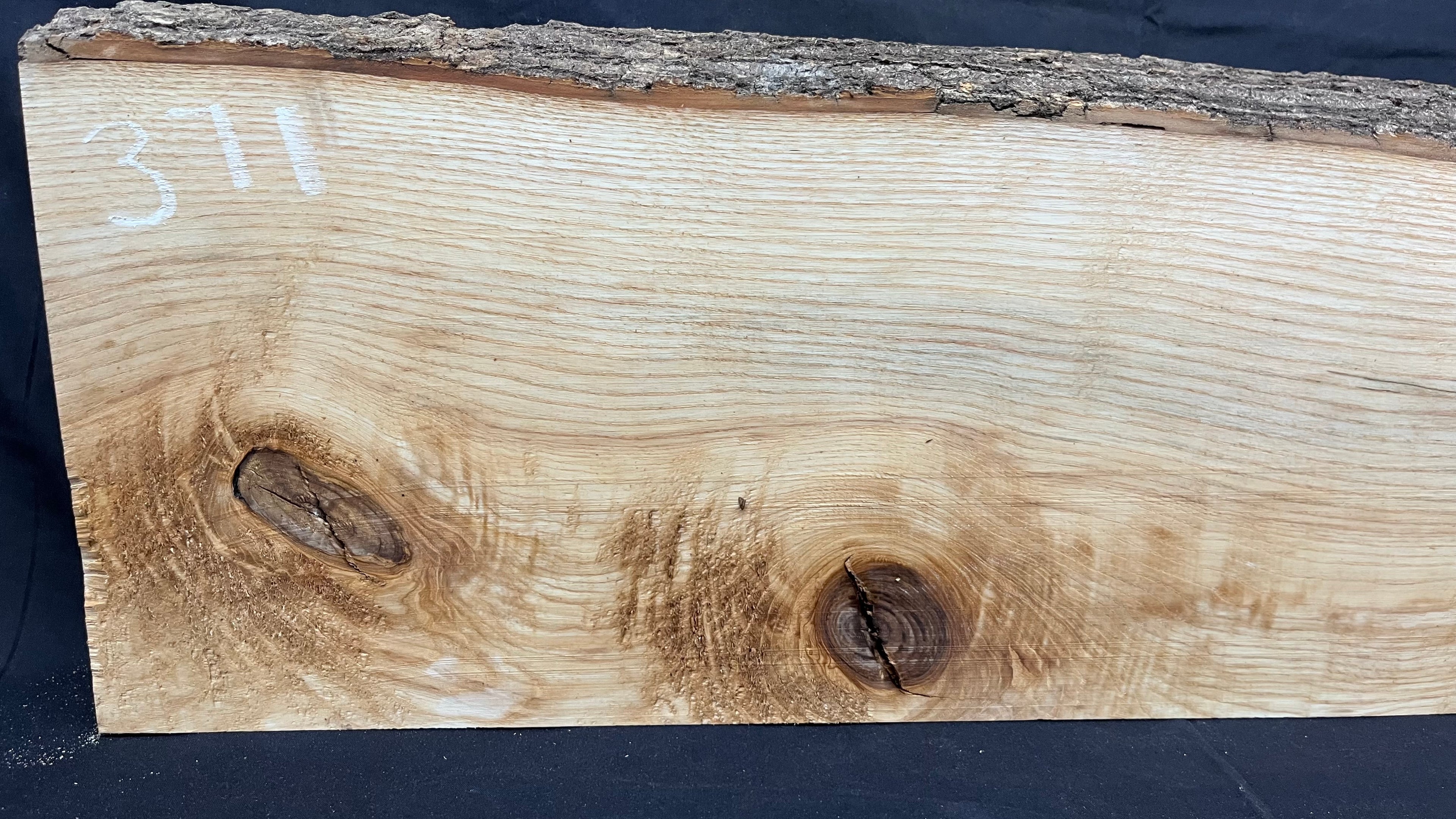 Ash hardwood sill, Floating shelf, mantle, plank 959 L x 267 W x 71 D mm     (371)