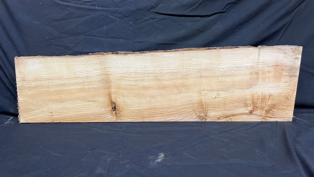 Ash hardwood sill, Floating shelf, mantle, plank 959 L x 267 W x 71 D mm     (371)