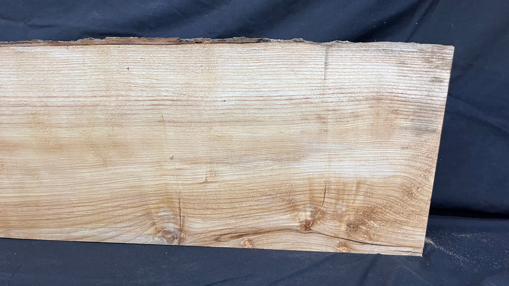 Ash hardwood sill, Floating shelf, mantle, plank 959 L x 267 W x 71 D mm     (371)