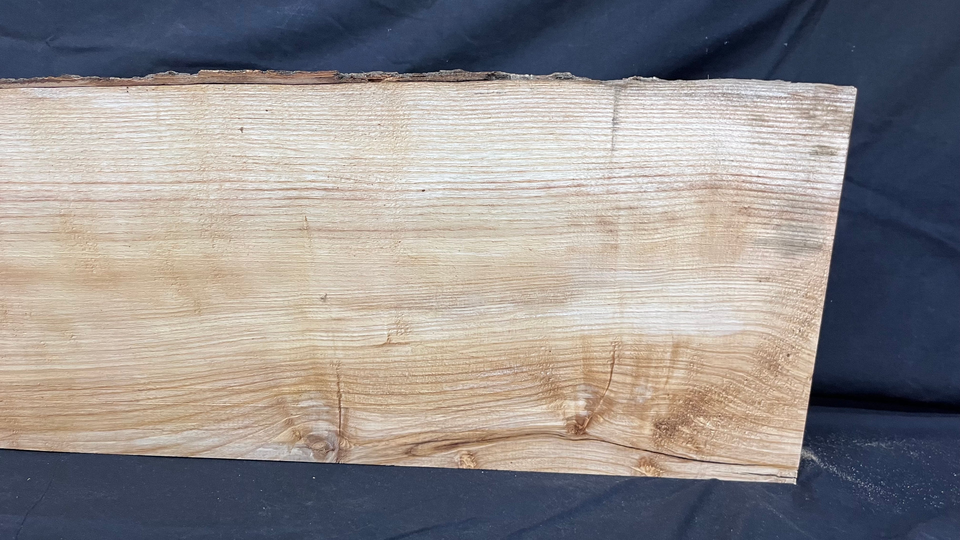 Ash hardwood sill, Floating shelf, mantle, plank 959 L x 267 W x 71 D mm     (371)