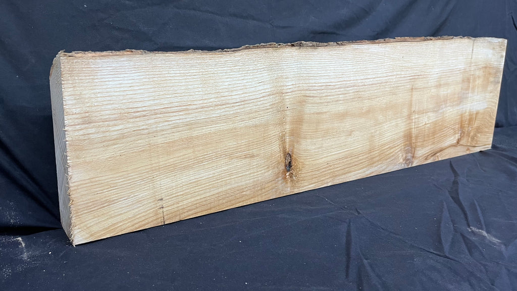 Ash hardwood sill, Floating shelf, mantle, plank 959 L x 267 W x 71 D mm     (371)