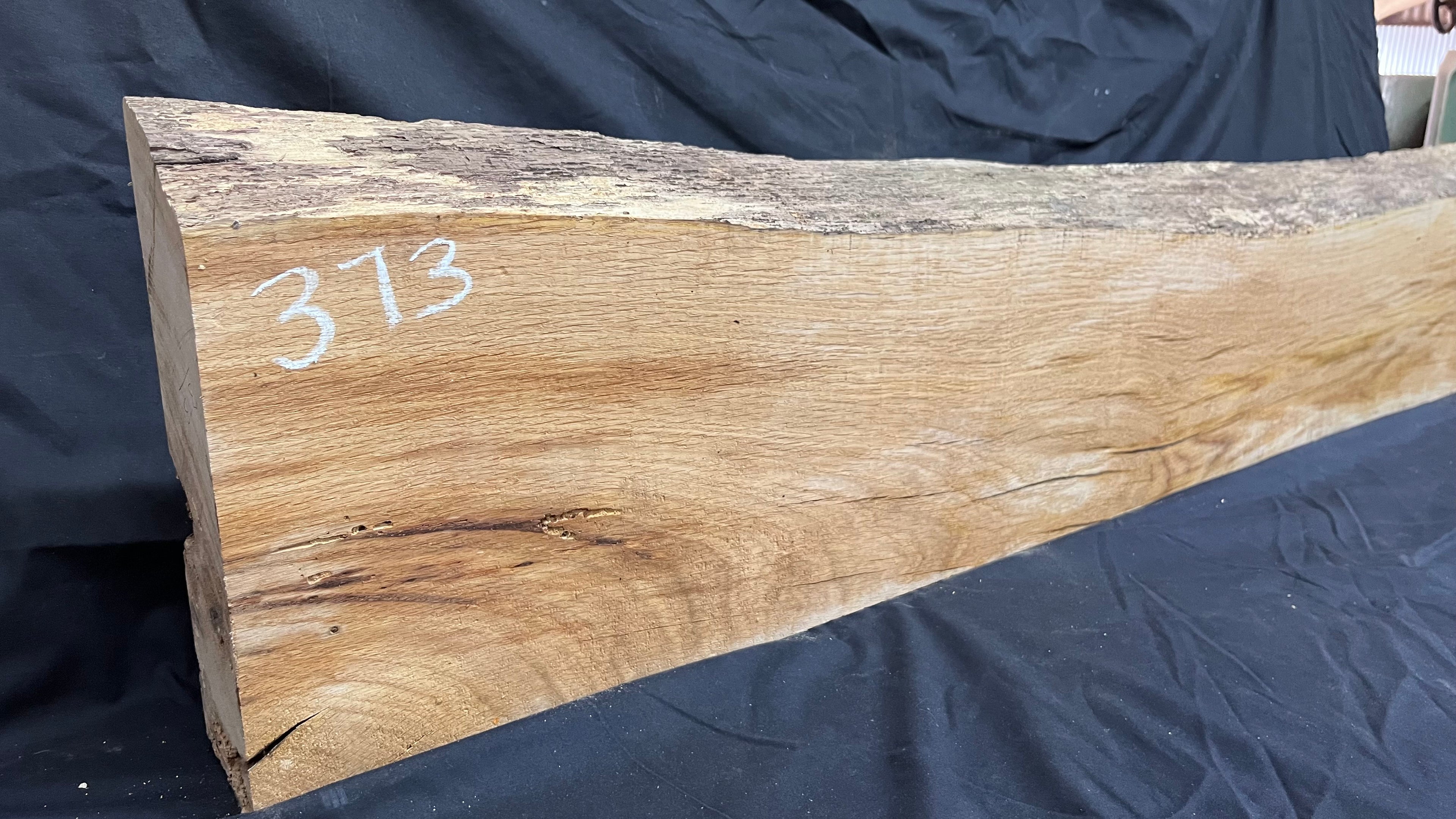 Oak mantle piece, old, reclaimed fire mantle, 1514 L x 300 W x 80 D mm    (373)