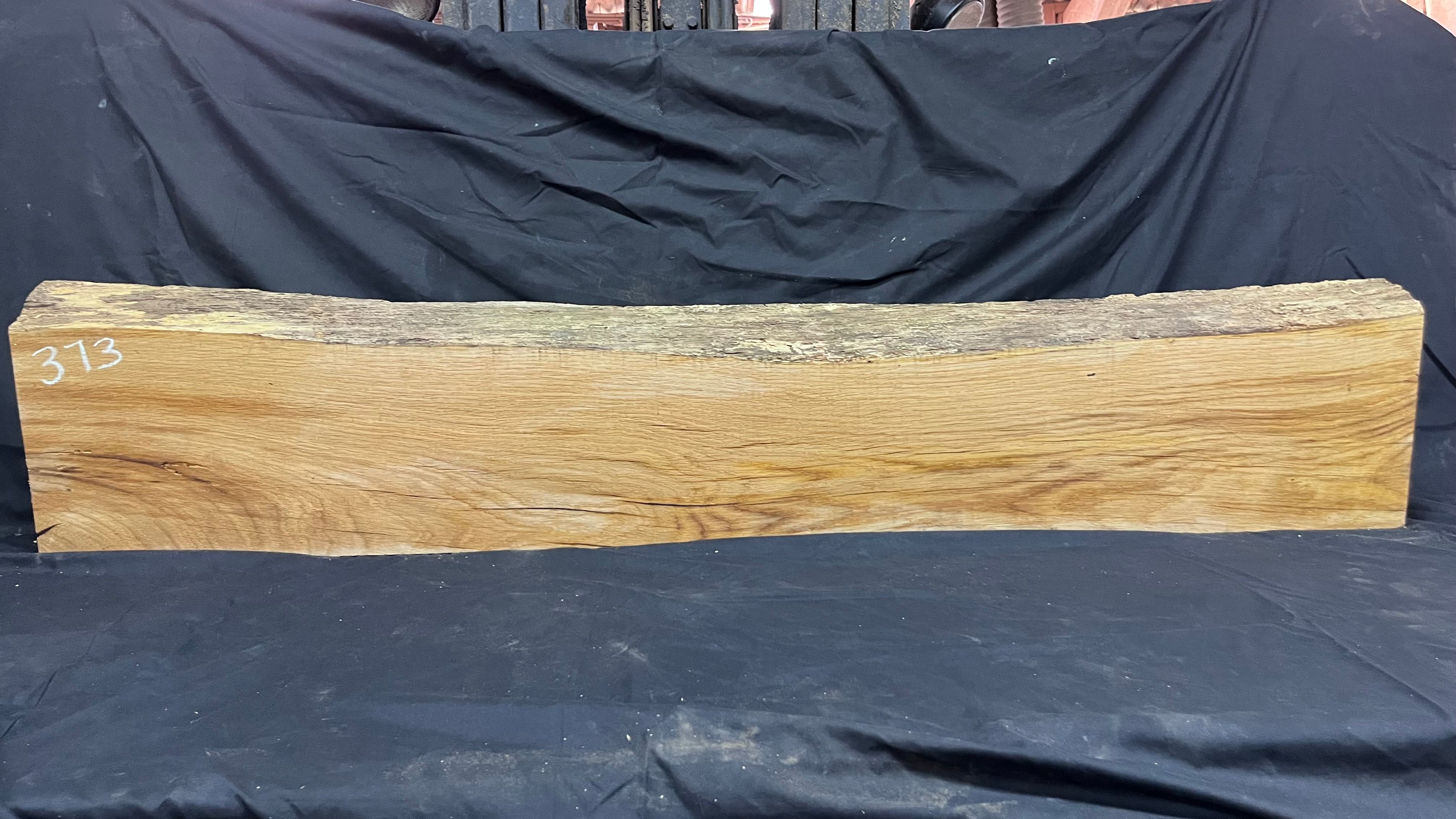 Oak mantle piece, old, reclaimed fire mantle, 1514 L x 300 W x 80 D mm    (373)