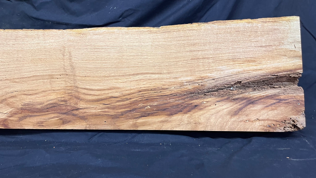 Oak mantle piece, old, reclaimed fire mantle, 1514 L x 300 W x 80 D mm    (373)