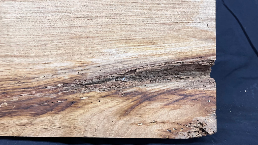 Oak mantle piece, old, reclaimed fire mantle, 1514 L x 300 W x 80 D mm    (373)