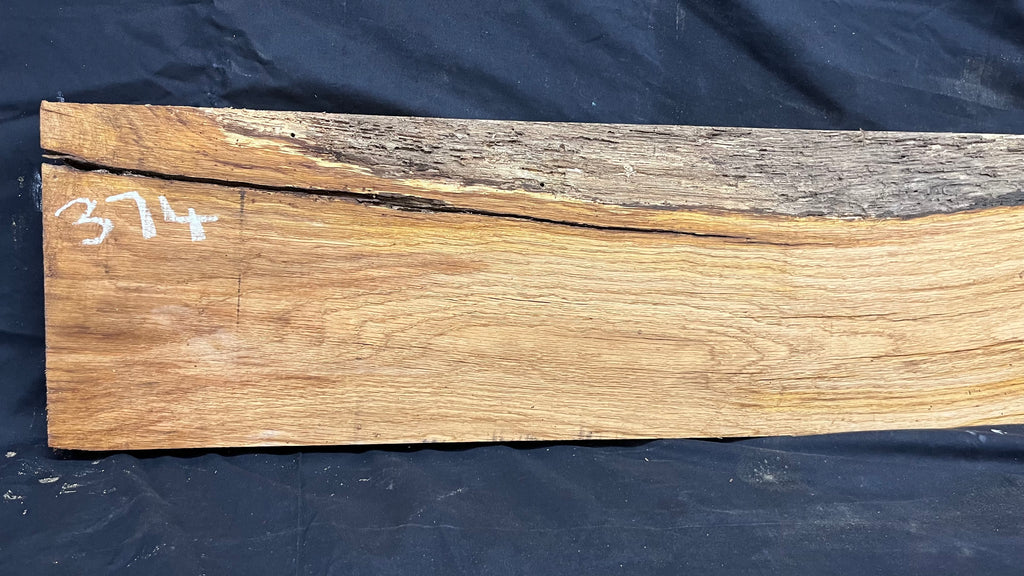 Oak mantle piece, old reclaimed fire mantle, 1498 L x 226 W x 50 D mm    (374)