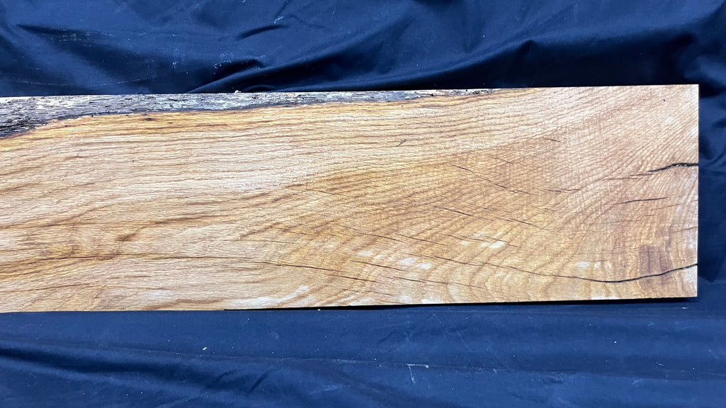 Oak mantle piece, old reclaimed fire mantle, 1498 L x 226 W x 50 D mm    (374)