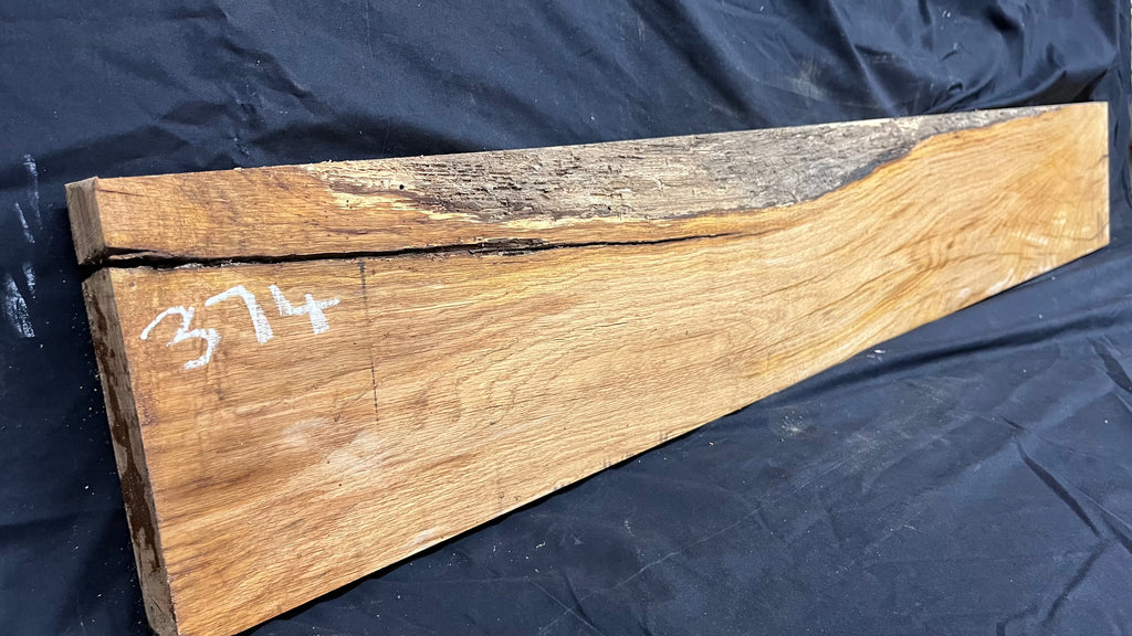 Oak mantle piece, old reclaimed fire mantle, 1498 L x 226 W x 50 D mm    (374)