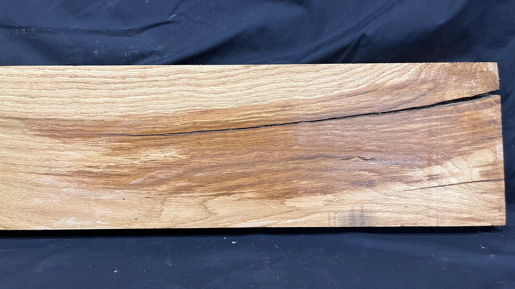 Oak mantle piece, old reclaimed fire mantle, 1498 L x 226 W x 50 D mm    (374)