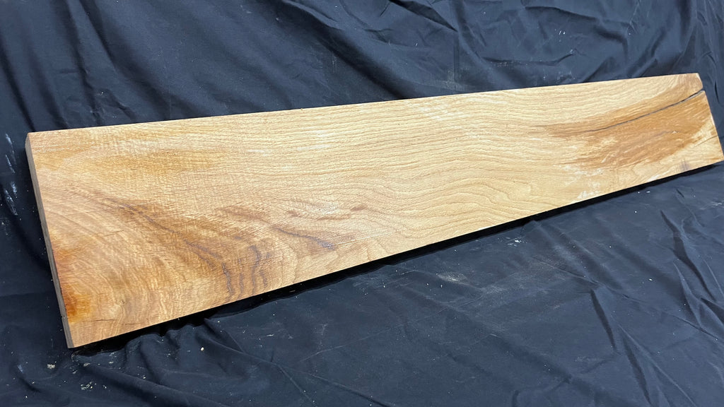 Oak mantle piece, old reclaimed fire mantle, 1498 L x 226 W x 50 D mm    (374)