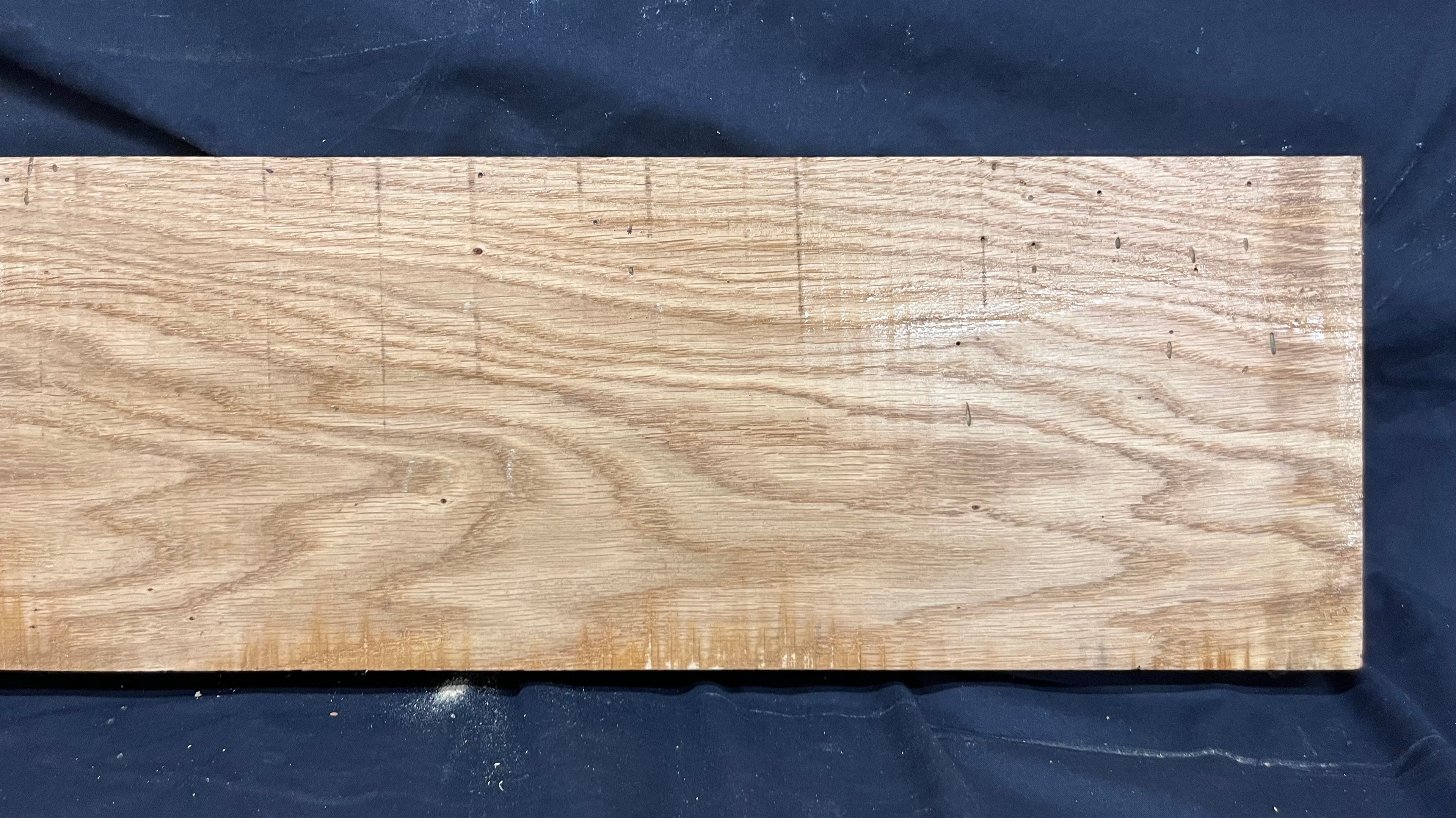 Oak mantle, floatin shelf, board, slab, 966 L x 192 W x 47 D mm    (376)