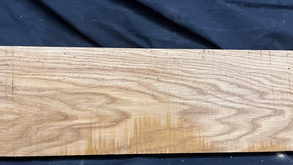 Oak mantle, floatin shelf, board, slab, 966 L x 192 W x 47 D mm    (376)