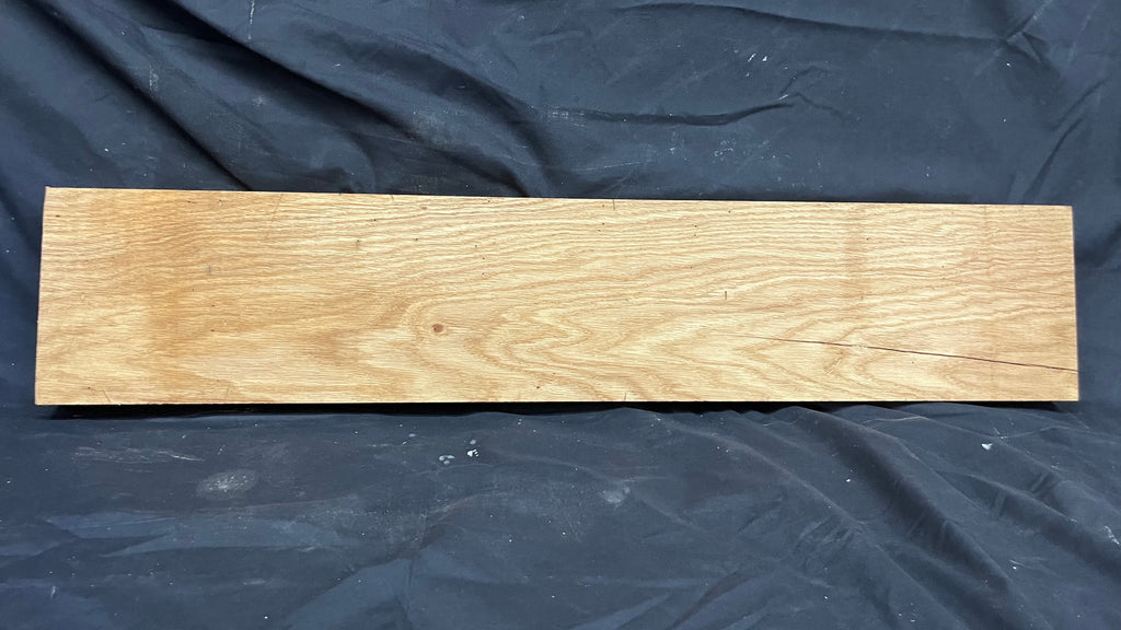 Oak mantle, floatin shelf, board, slab, 966 L x 192 W x 47 D mm    (376)