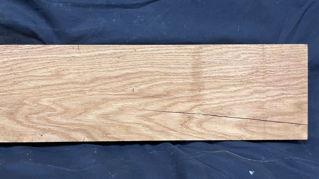 Oak mantle, floatin shelf, board, slab, 966 L x 192 W x 47 D mm    (376)