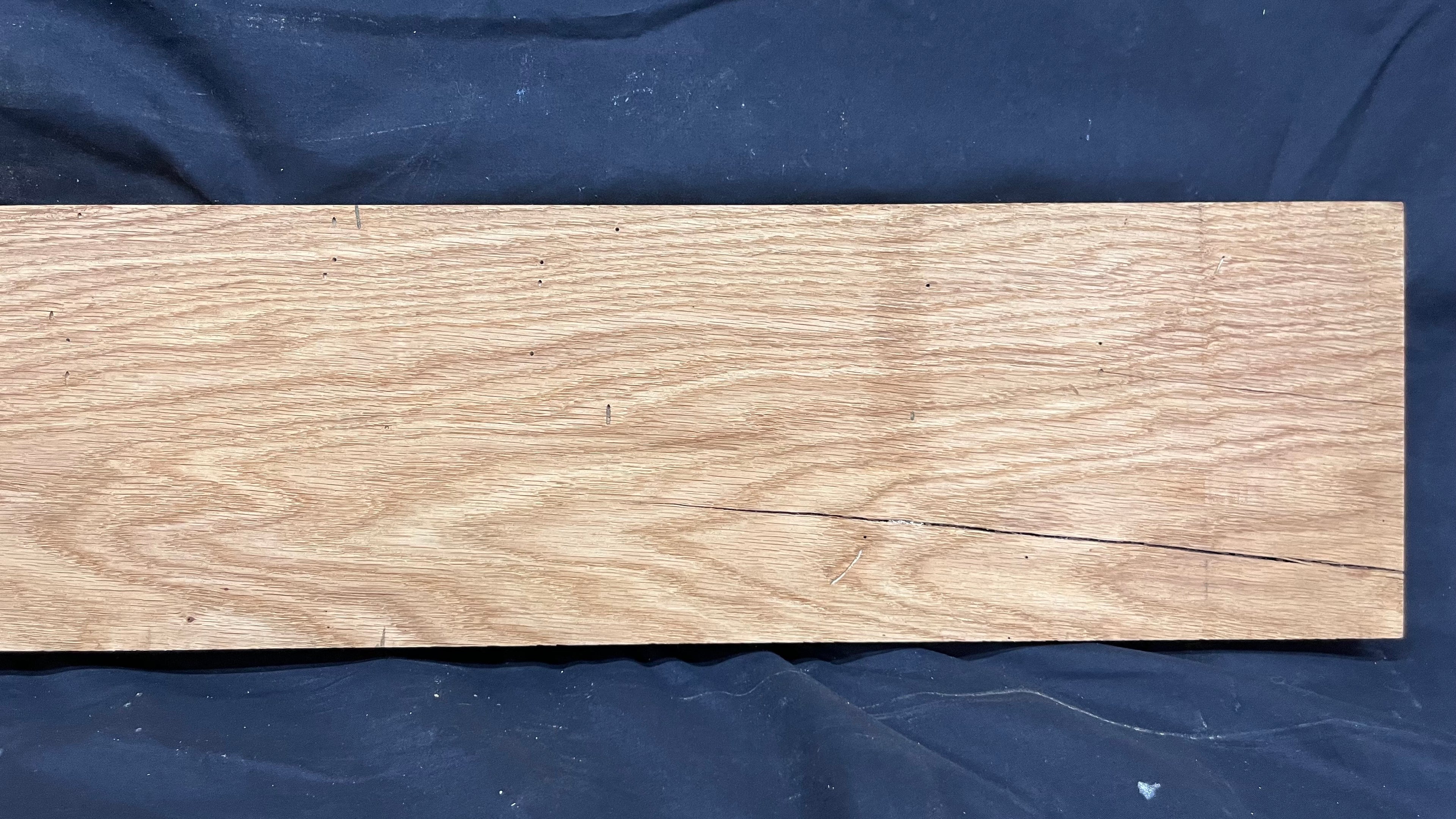 Oak mantle, floatin shelf, board, slab, 966 L x 192 W x 47 D mm    (376)