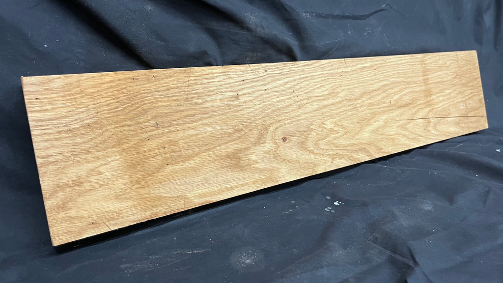 Oak mantle, floatin shelf, board, slab, 966 L x 192 W x 47 D mm    (376)