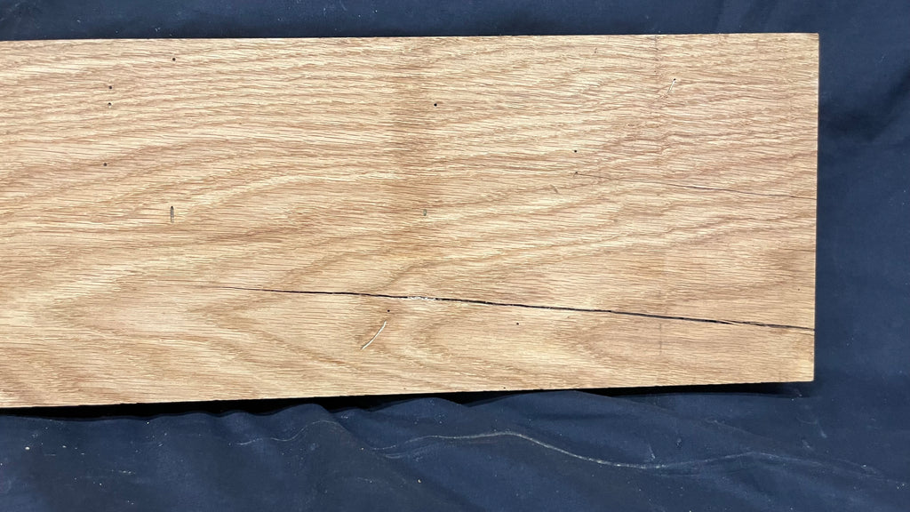 Oak mantle, floatin shelf, board, slab, 966 L x 192 W x 47 D mm    (376)