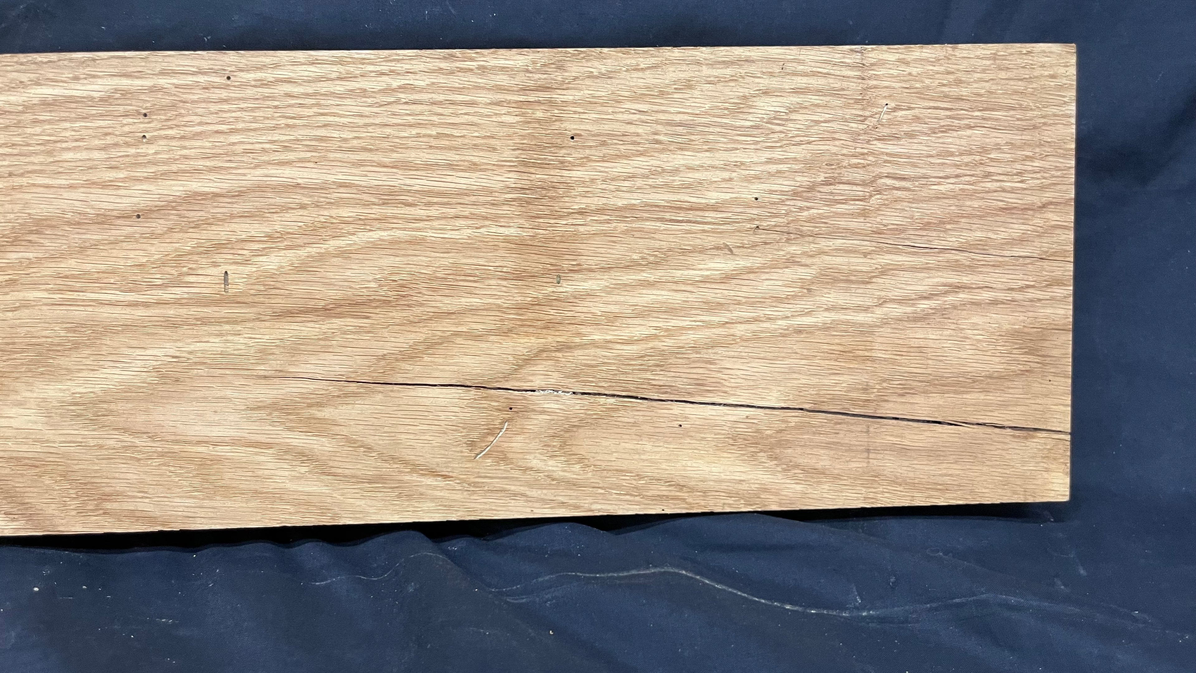 Oak mantle, floatin shelf, board, slab, 966 L x 192 W x 47 D mm    (376)