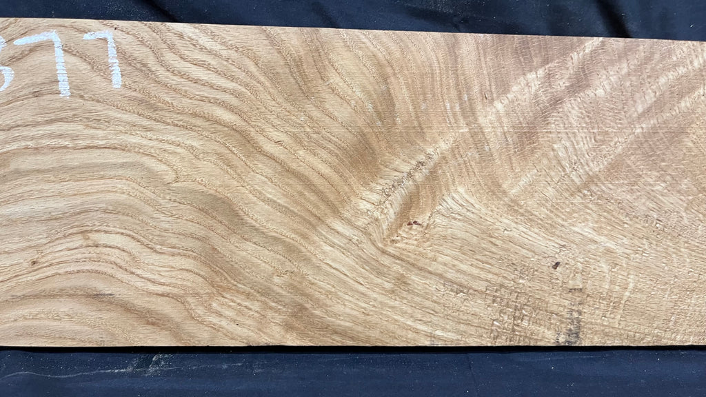 Oak mantle, floating shelf, board, slab, 465 L x 173 W x 39 D mm    (377)