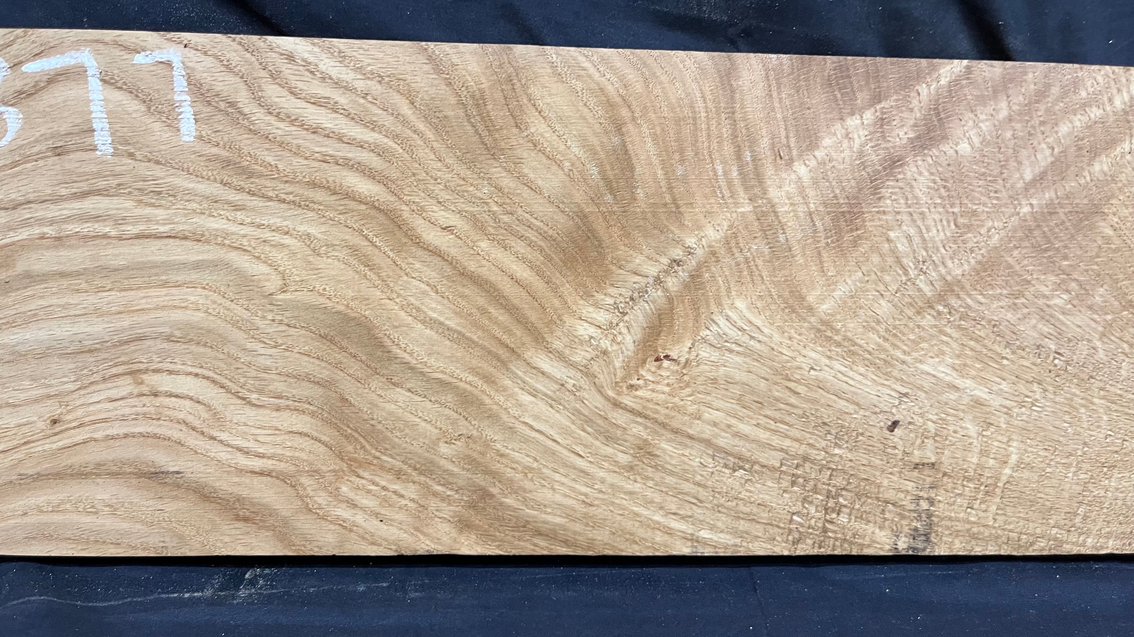 Oak mantle, floating shelf, board, slab, 465 L x 173 W x 39 D mm    (377)