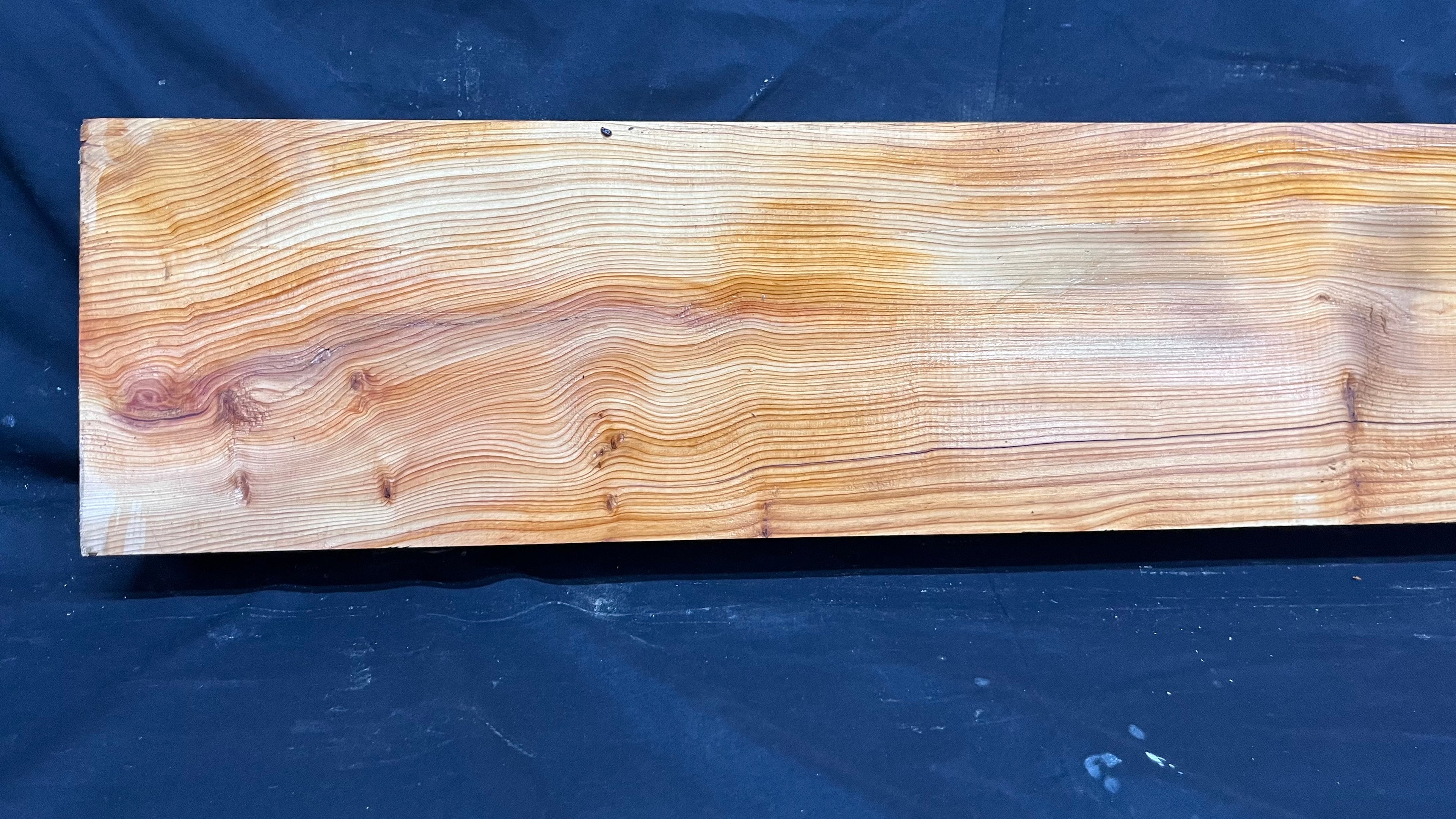 Hardwood yew, mantle piece, slab, board, shelf 1040 L x 181 W x 66 D mm    (382)