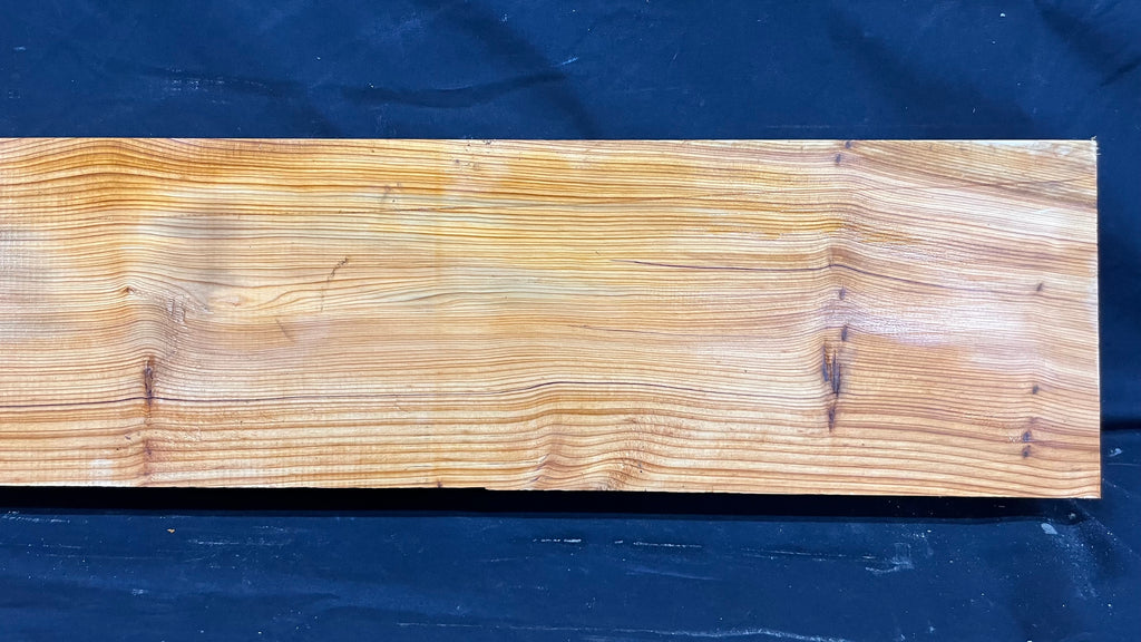 Hardwood yew, mantle piece, slab, board, shelf 1040 L x 181 W x 66 D mm    (382)