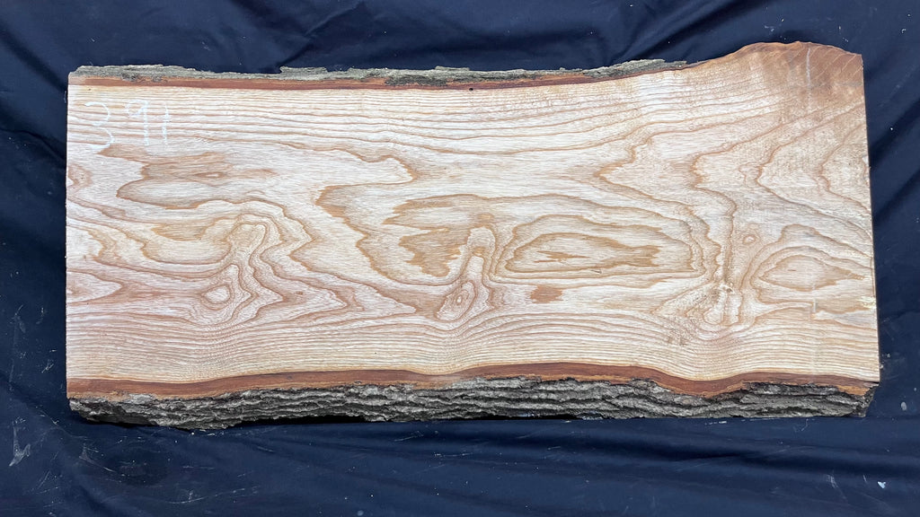 Ash hardwood, coffee table, platter, timber, plank 844 L x 403 W x 40 D mm     (391)