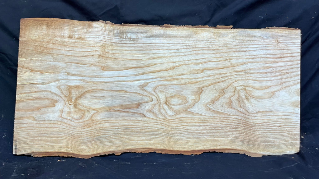 Ash hardwood, coffee table, platter, timber, plank 844 L x 403 W x 40 D mm     (391)