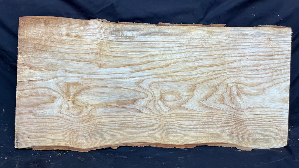 Ash hardwood, coffee table, platter, timber, plank 844 L x 403 W x 40 D mm     (391)
