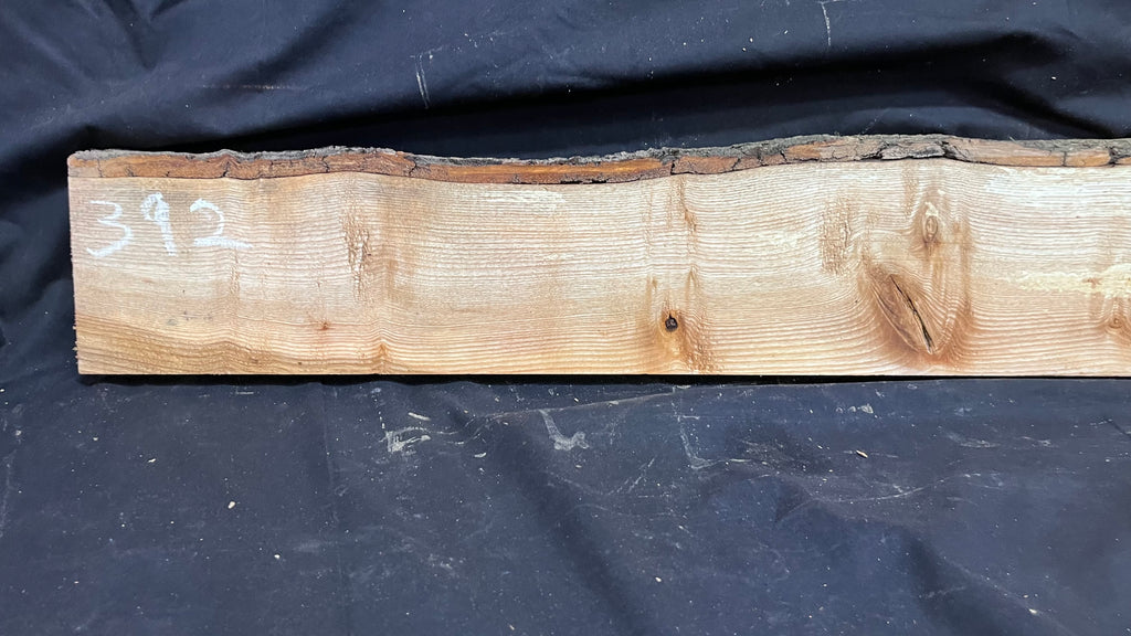 Ash hardwood,shelf, mantlepiece. timber, plank 1384 L x 162 W x 44 D mm     (392)