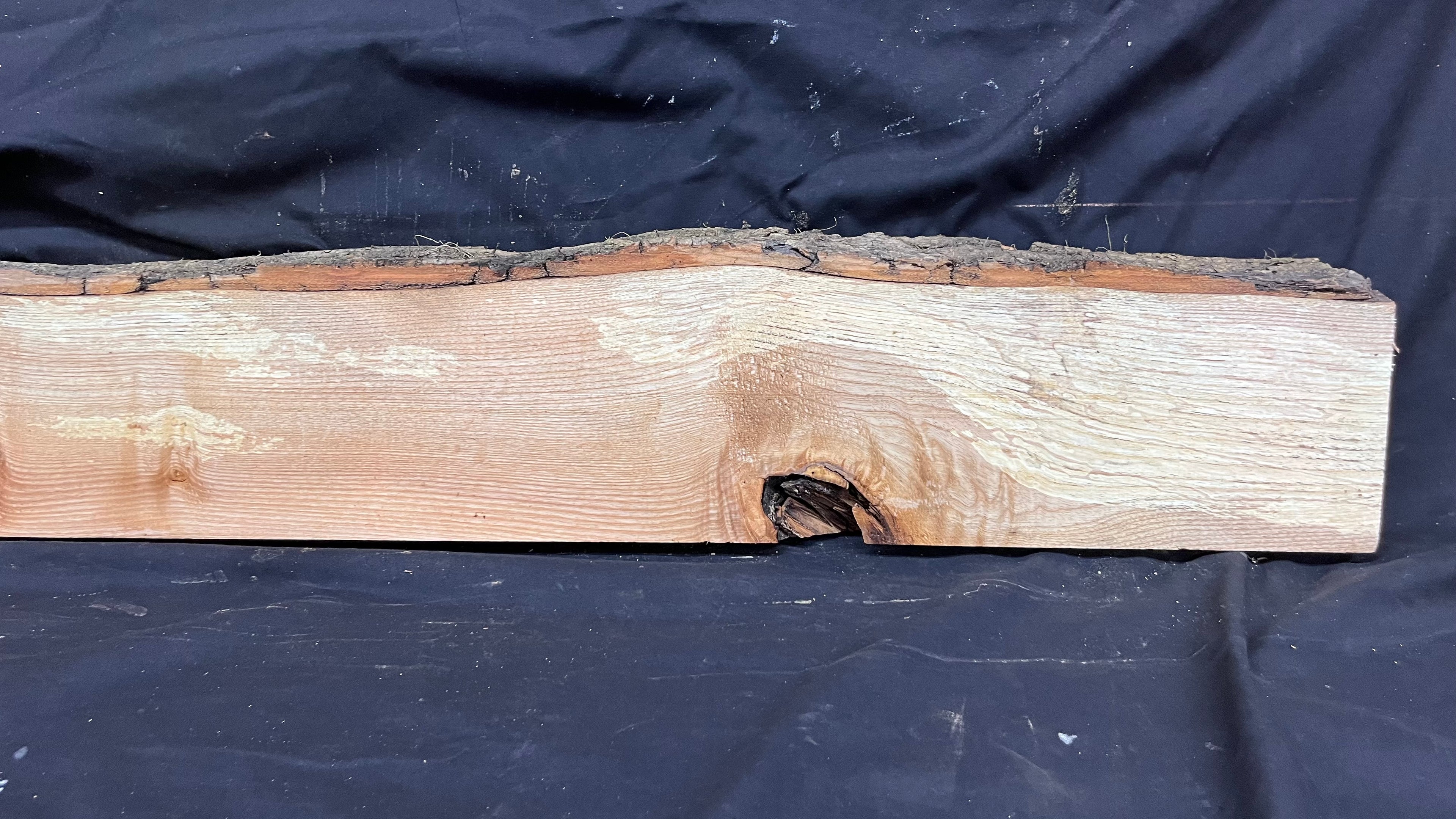 Ash hardwood,shelf, mantlepiece. timber, plank 1384 L x 162 W x 44 D mm     (392)