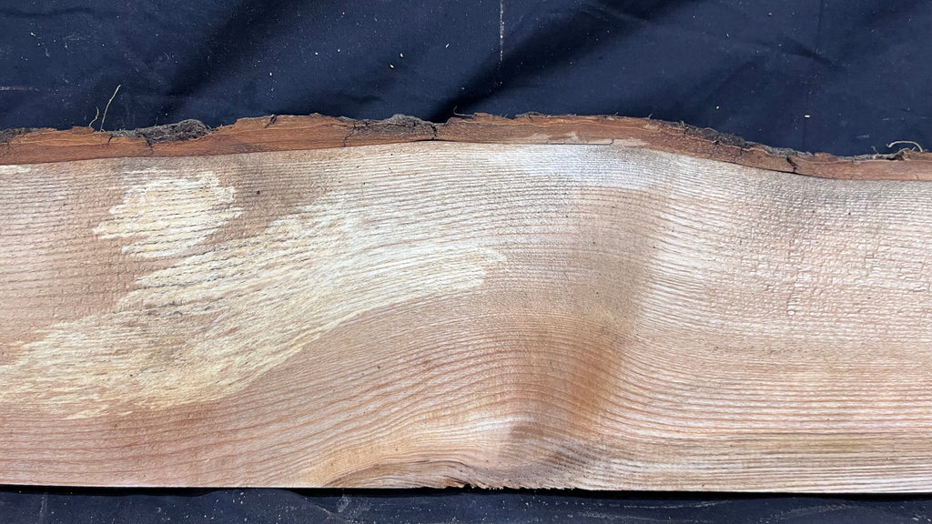 Ash hardwood,shelf, mantlepiece. timber, plank 1384 L x 162 W x 44 D mm     (392)